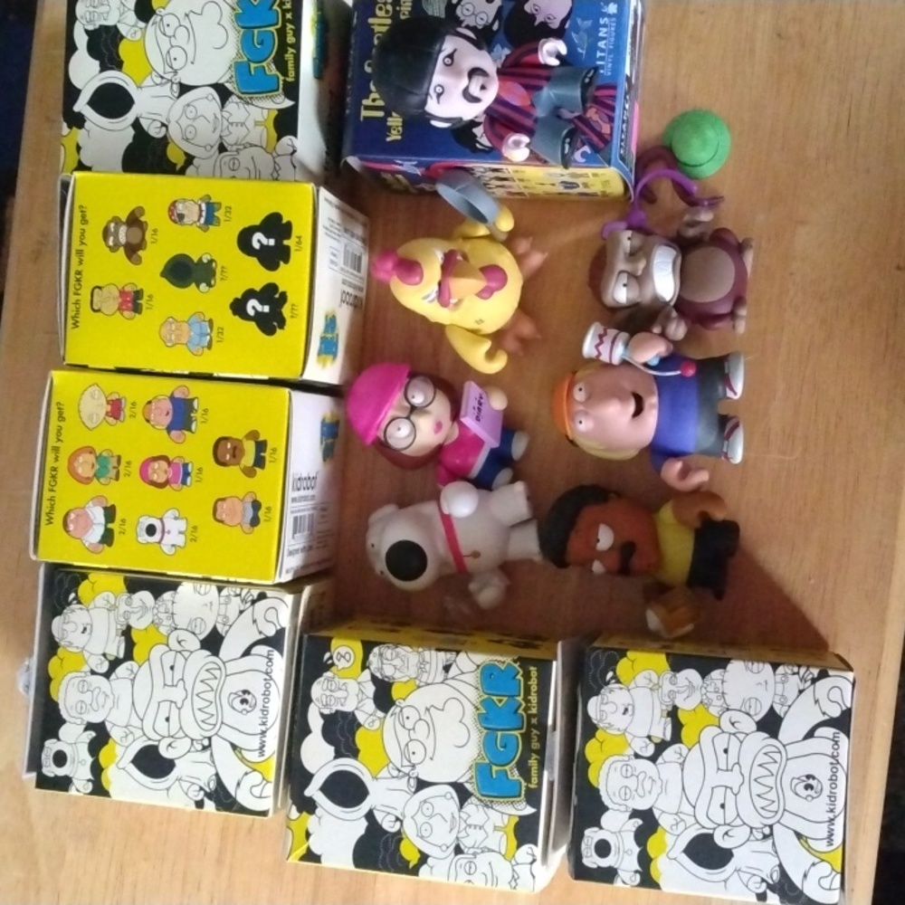 Family Guy x Kidrobot vinyl figures
